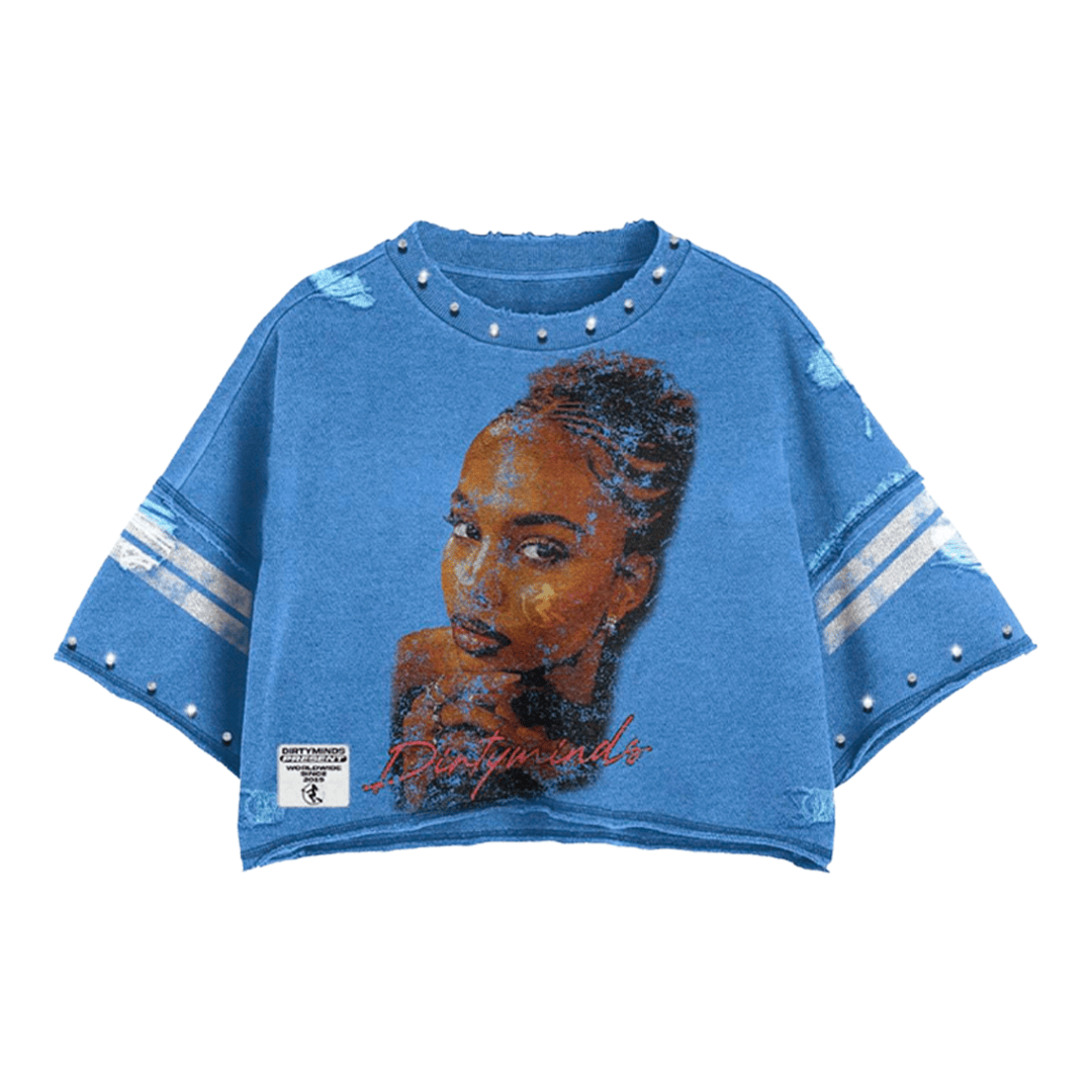 DirtyMinds “Blue Wave” Wide-Body t-shirt.